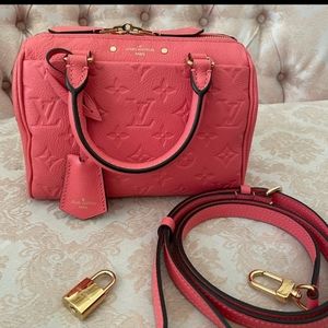 Louis Vuitton Speedy 20 Bandouliere NM Monogram Empreinte Leather